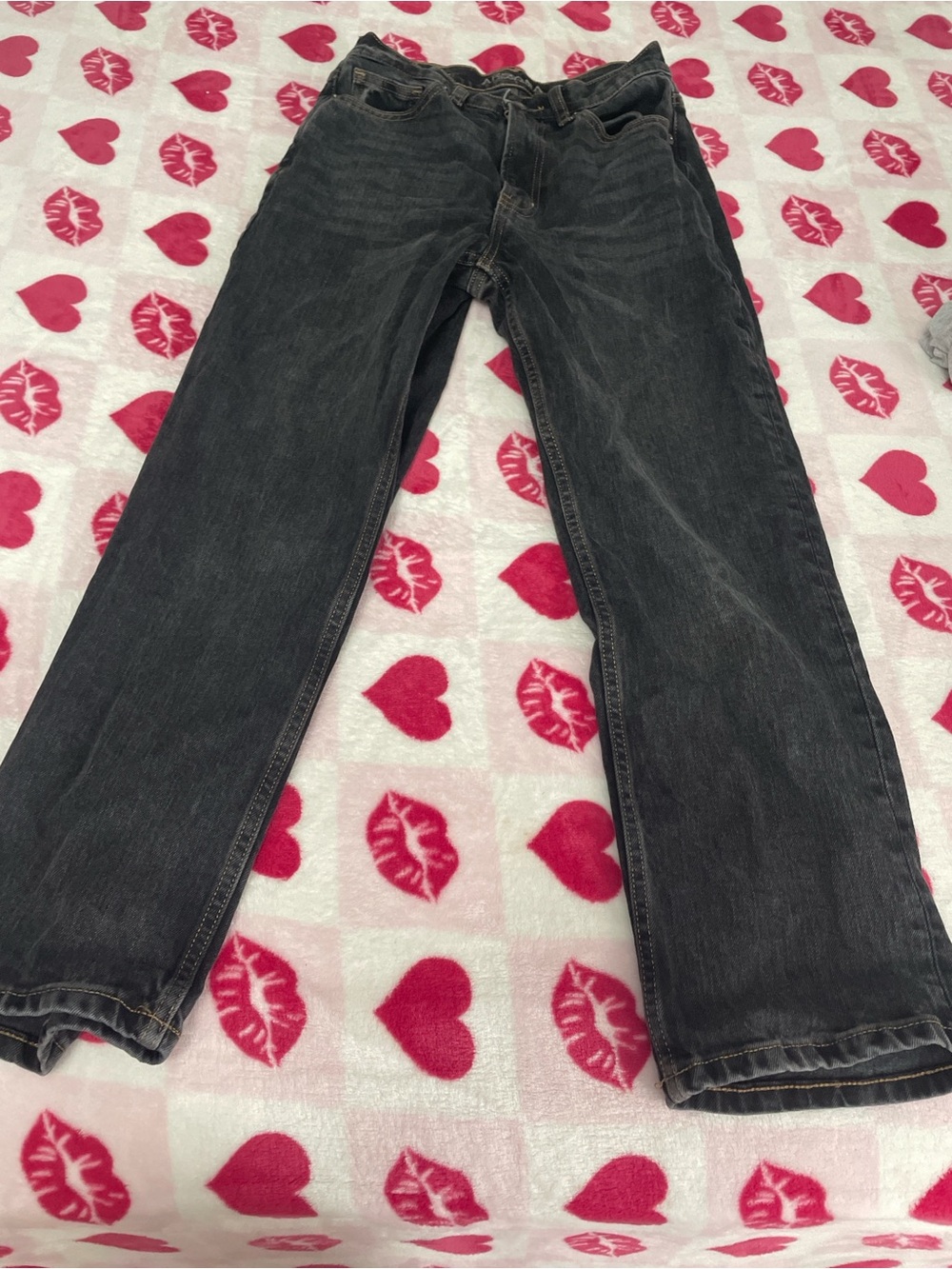 Arizona Jean Company Relaxed Black Washed Jeans